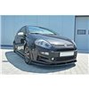 Maxton - Lame Du Pare-Chocs Avant Abarth Punto Evo Noir Brillant