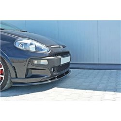 Maxton - Lame Du Pare-Chocs Avant Abarth Punto Evo Noir Brillant