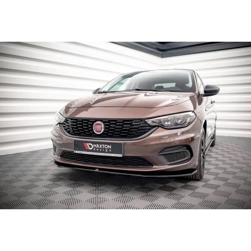 Maxton - LAME DU PARE-CHOCS AVANT Fiat Tipo S-Design Noir Brillant