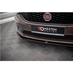 Maxton - LAME DU PARE-CHOCS AVANT Fiat Tipo S-Design Noir Brillant