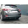 Maxton - LAME DU PARE CHOCS ARRIERE Mazda 3 BN (Mk3) Facelift Noir Brillant