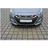Maxton - LAME DU PARE-CHOCS AVANT Hyundai i30 mk.2 Noir Brillant