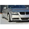Maxton - LAME DU PARE-CHOCS AVANT V.1 BMW 3 E90 MPACK Noir Brillant