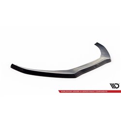 Maxton - Lame Du Pare-Chocs Avant V.1 Audi A4 S-Line / S4 B8 Facelift Noir Brillant