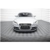 Maxton - Lame Du Pare-Chocs Avant V.1 Audi TT S / TT S-Line 8J Facelift Noir Brillant