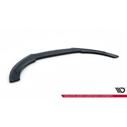 Maxton - Lame Du Pare-Chocs Avant V.1 Audi TT S / TT S-Line 8J Facelift Noir Brillant