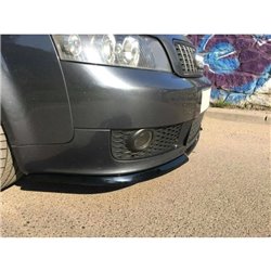 Maxton - LAME DU PARE-CHOCS AVANT V.1 Audi A4 S-Line B6 Noir Brillant