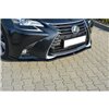 Maxton - LAME DU PARE-CHOCS AVANT V.1 Lexus GS Mk4 Facelift Noir Brillant