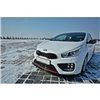 Maxton - LAME DU PARE-CHOCS AVANT V.1 KIA CEE'D / PRO CEE'D GT MK2 Noir Brillant