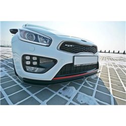 Maxton - LAME DU PARE-CHOCS AVANT V.1 KIA CEE'D / PRO CEE'D GT MK2 Noir Brillant