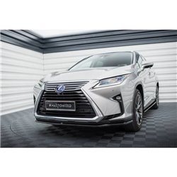 Maxton - LAME DU PARE-CHOCS AVANT V.1 Lexus RX Mk4 Noir Brillant