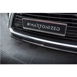 Maxton - LAME DU PARE-CHOCS AVANT V.1 Lexus RX Mk4 Noir Brillant