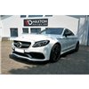 Maxton - LAME DU PARE-CHOCS AVANT V.1 Mercedes C-Class C205 63AMG Coupe Noir Brillant