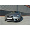 Maxton - LAME DU PARE-CHOCS AVANT V.1 Lexus IS Mk3 Noir Brillant