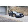Maxton - Lame Du Pare-Chocs Avant V.2 Audi S7 / A7 S-Line C7 Noir Brillant