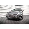 Maxton - Lame Du Pare-Chocs Avant V.2 Audi S5 / A5 S-Line F5 Coupe / Sportback Noir Brillant