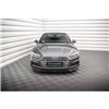 Maxton - Lame Du Pare-Chocs Avant V.2 Audi S5 / A5 S-Line F5 Coupe / Sportback Noir Brillant