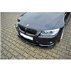Maxton - LAME DU PARE-CHOCS AVANT V.2 BMW 3 E92 M-PACK FACELIFT Noir Brillant