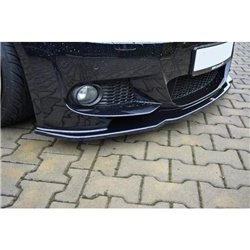 Maxton - LAME DU PARE-CHOCS AVANT V.2 BMW 3 E92 M-PACK FACELIFT Noir Brillant