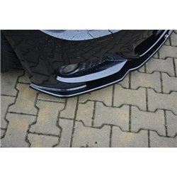 Maxton - LAME DU PARE-CHOCS AVANT V.2 BMW 3 E92 M-PACK FACELIFT Noir Brillant