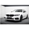 Maxton - Lame Du Pare-Chocs Avant V.2 BMW 5 M-Pack / M550d / M550i G30/ G31 M-Pack Noir Brillant
