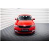Maxton - Lame Du Pare-Chocs Avant V.2 Skoda Rapid Noir Brillant