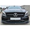Maxton - LAME DU PARE-CHOCS AVANT V.2 Mercedes CLA A45 AMG C117 Facelift Noir Brillant