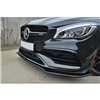 Maxton - LAME DU PARE-CHOCS AVANT V.2 Mercedes CLA A45 AMG C117 Facelift Noir Brillant
