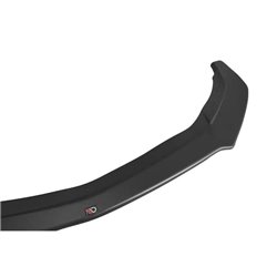 Maxton - LAME DU PARE-CHOCS AVANT V.2 Mercedes CLA A45 AMG C117 Facelift Noir Brillant