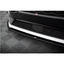 Maxton - Lame Du Pare-Chocs Avant V.2 Ford Fiesta Mk8 ST / ST-Line Noir Brillant