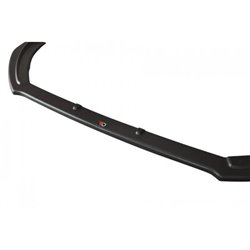 Maxton - Lame Du Pare-Chocs Avant V.2 Ford Fiesta Mk8 ST / ST-Line Noir Brillant