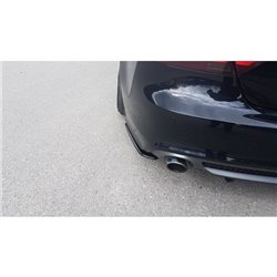 Maxton - LAME DU PARE CHOCS ARRIERE V.1 Audi A7 S-Line C7 Noir Brillant