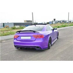 Maxton - LAME DU PARE CHOCS ARRIERE Audi RS5 Mk1 (8T) Facelift Noir Brillant