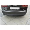 Maxton - LAME DU PARE CHOCS ARRIERE Audi A6 Avant / Sedan C7 Noir Brillant