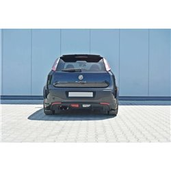 Maxton - Lame Du Pare Chocs Arriere Abarth Punto Evo Noir Brillant
