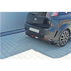 Maxton - Lame Du Pare Chocs Arriere Abarth Punto Evo Noir Brillant