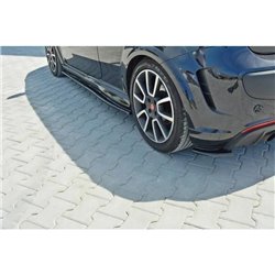 Maxton - Lame Du Pare Chocs Arriere Abarth Punto Evo Noir Brillant