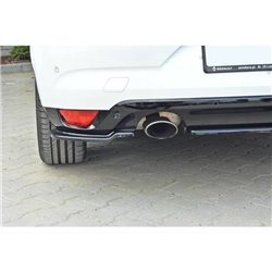 Maxton - LAME DU PARE CHOCS ARRIERE Renault Megane Mk4 Hatchback Noir Brillant