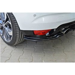 Maxton - LAME DU PARE CHOCS ARRIERE Renault Megane Mk4 Hatchback Noir Brillant