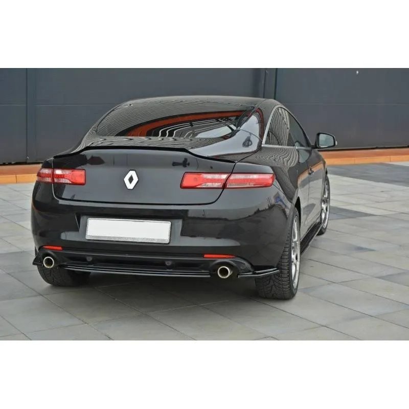 Maxton - LAME DU PARE CHOCS ARRIERE Renault Laguna mk 3 Coupe Noir Brillant