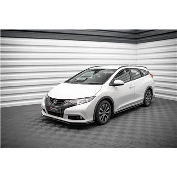 Maxton - Rajouts Des Bas De Caisse Honda Civic Mk9 Noir Brillant