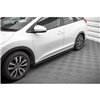 Maxton - Rajouts Des Bas De Caisse Honda Civic Mk9 Noir Brillant