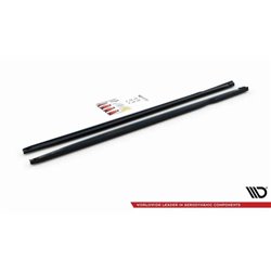 Maxton - Rajouts Des Bas De Caisse Honda Civic Mk9 Noir Brillant