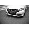 Maxton - Lame Du Pare-Chocs Avant V.1 Honda Civic Mk9 Noir Brillant