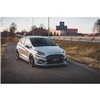 Maxton - Lame Du Pare-Chocs Avant V.4 + Ailerons Ford Fiesta ST / ST-Line Noir Brillant