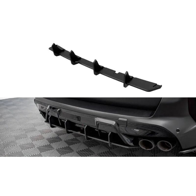 Maxton - Street Pro Central Diffuseur Arriere BMW X5M F95 / F95 Facelift Rouge