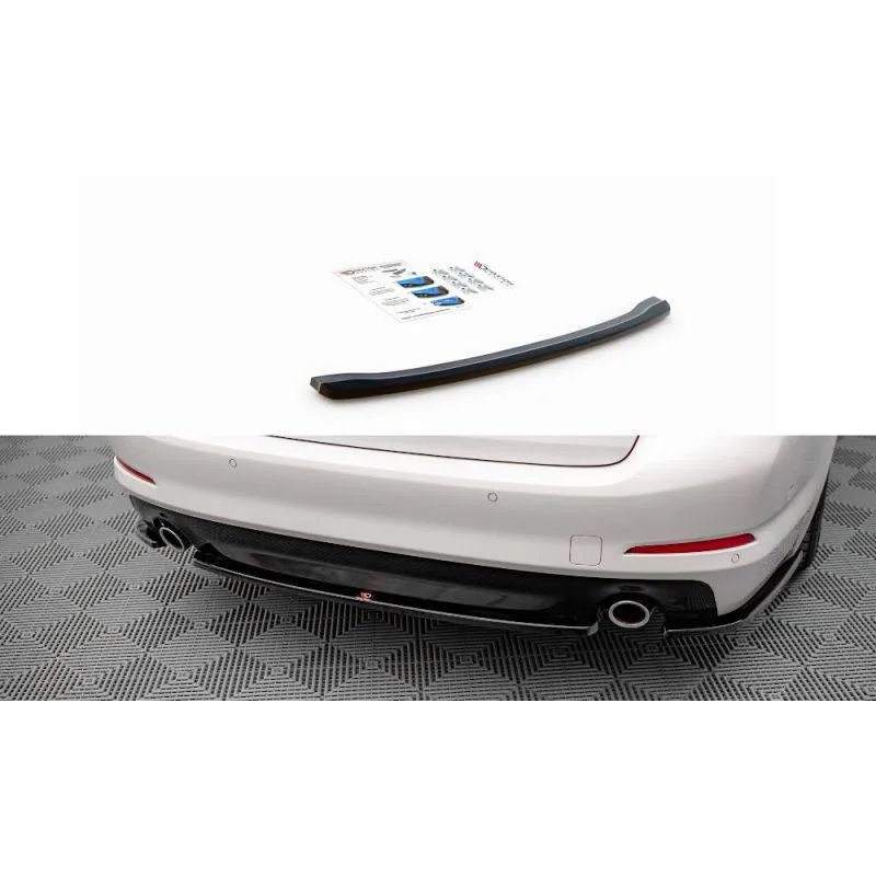 Maxton - Arriere Splitter BMW 5 Sedan G30 Noir Brillant
