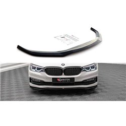Maxton - Lame Du Pare-Chocs Avant V.1 BMW 5 G30 / G31 Noir Brillant