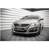 Maxton - Lame Du Pare-Chocs Avant V.4 Volkswagen Passat CC Noir Brillant