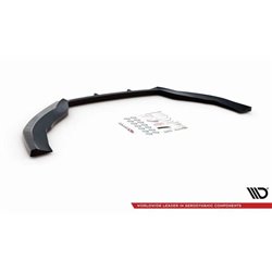 Maxton - Lame Du Pare-Chocs Avant V.4 Volkswagen Passat CC Noir Brillant